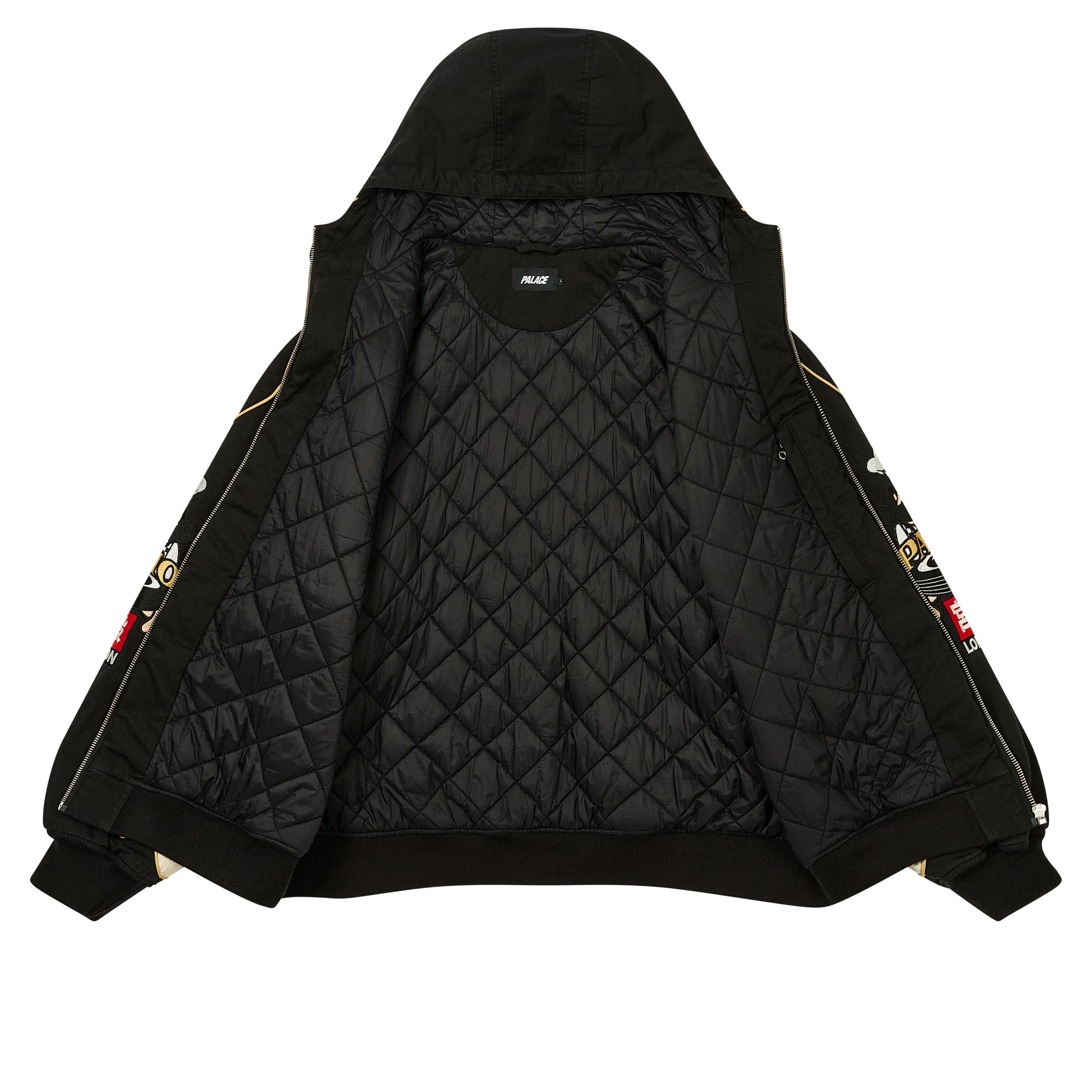Palace Pasta Jacket Concrete Black - Image 4