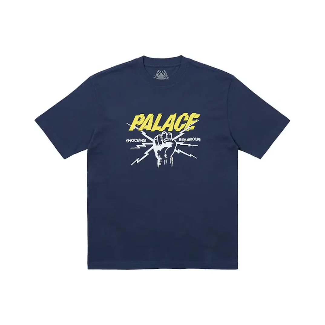 Palace Shocking Behaviour T-Shirt Navy