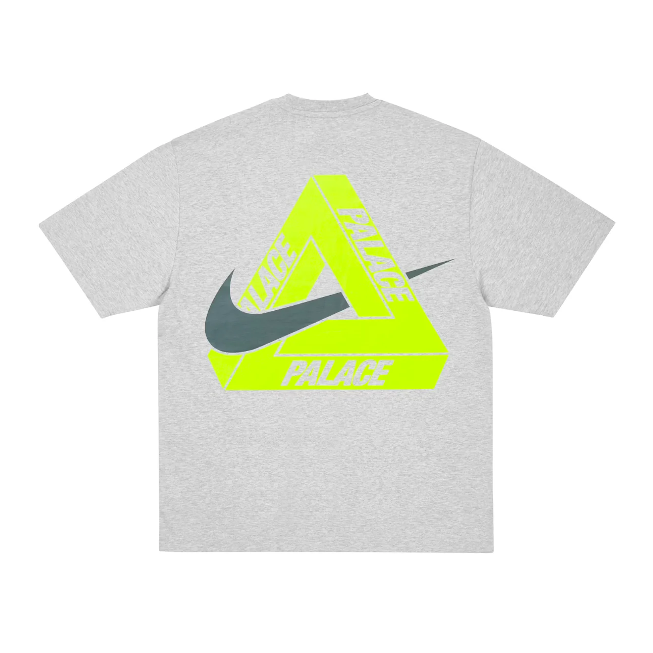 Palace x Nike Tri Swoosh T-Shirt Grey Marl