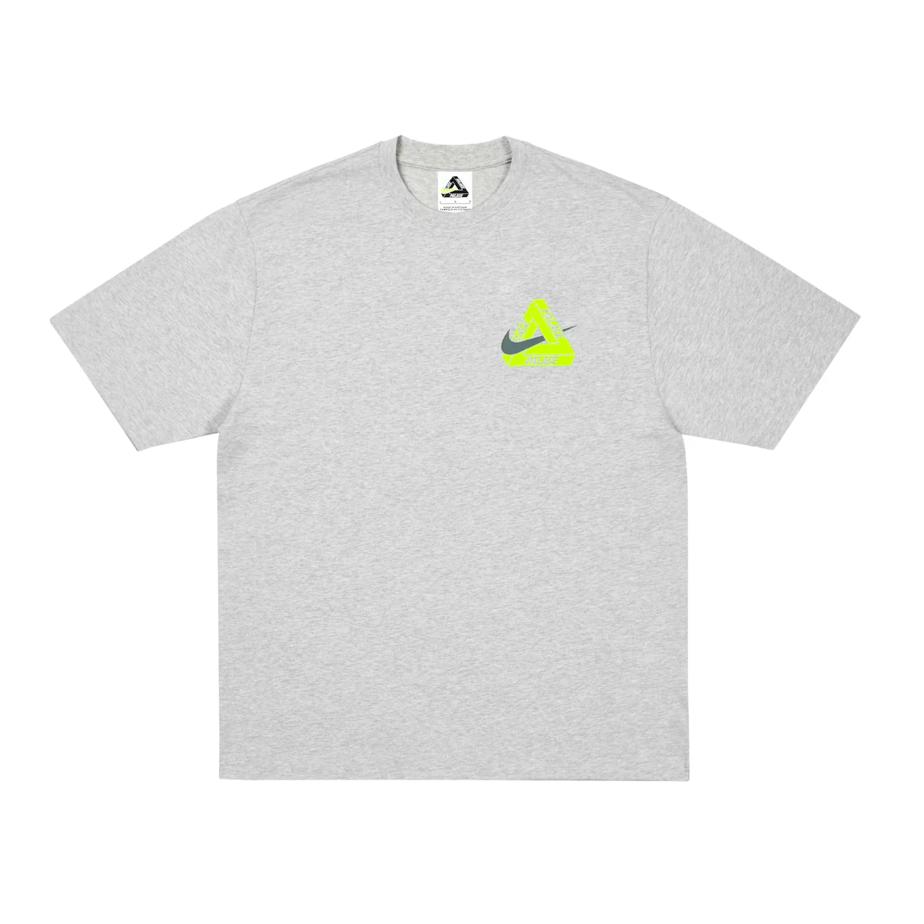 Palace x Nike Tri Swoosh T-Shirt Grey Marl - Image 2