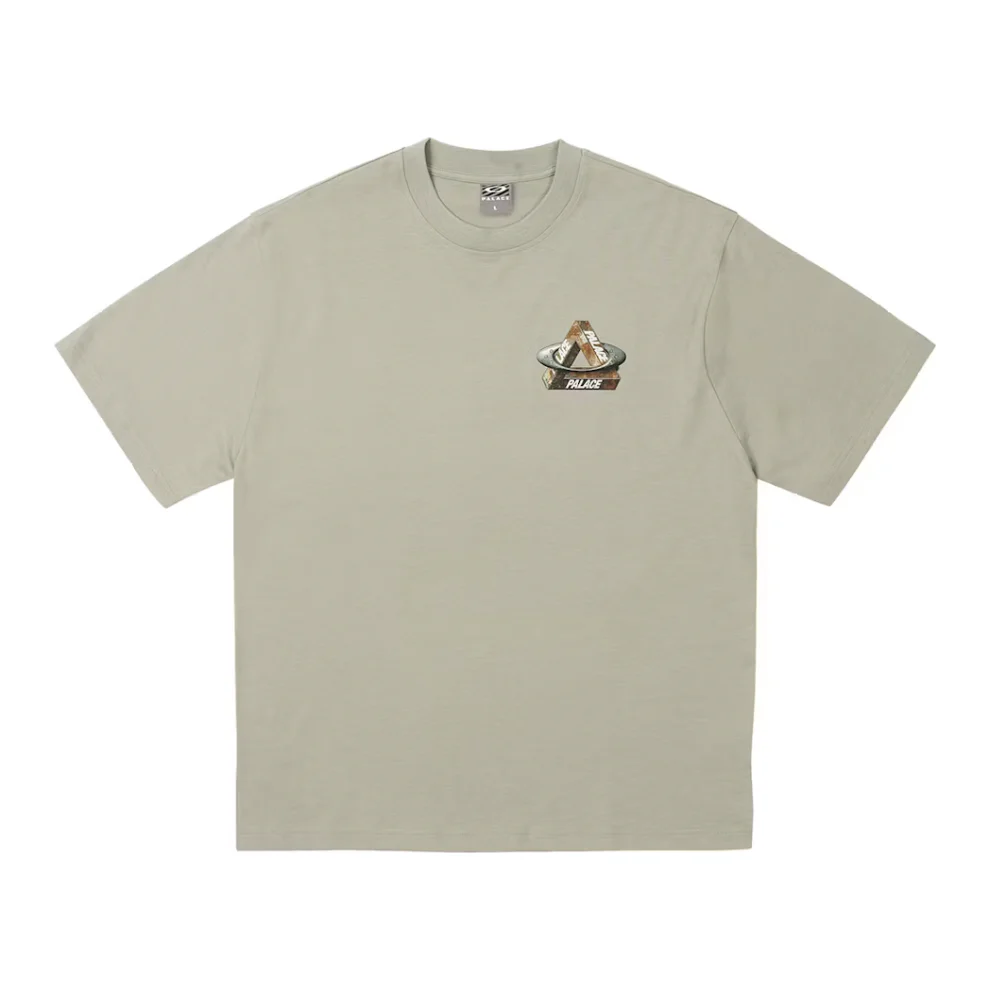 Palace x Oakley T-Shirt (FW24) Grey - Image 2