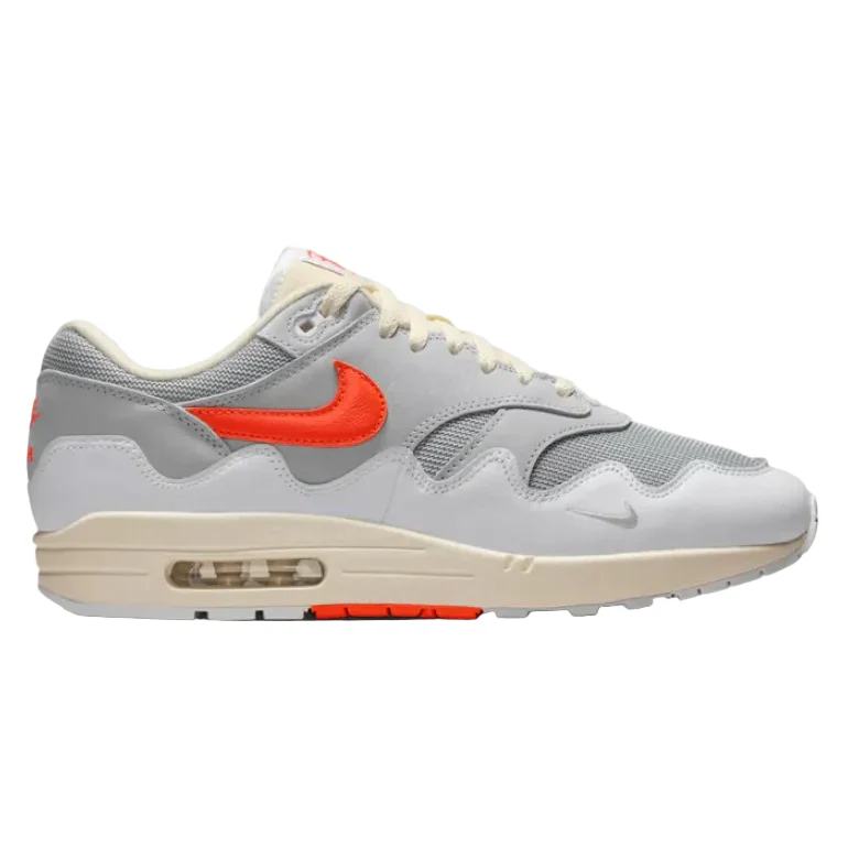 Nike Air Max 1 Patta Waves White Hyper Crimson (With Bracelet)