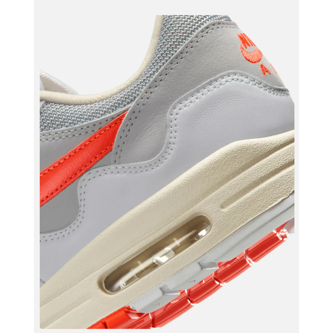 Nike Air Max 1 Patta Waves White Hyper Crimson (With Bracelet) - Image 6