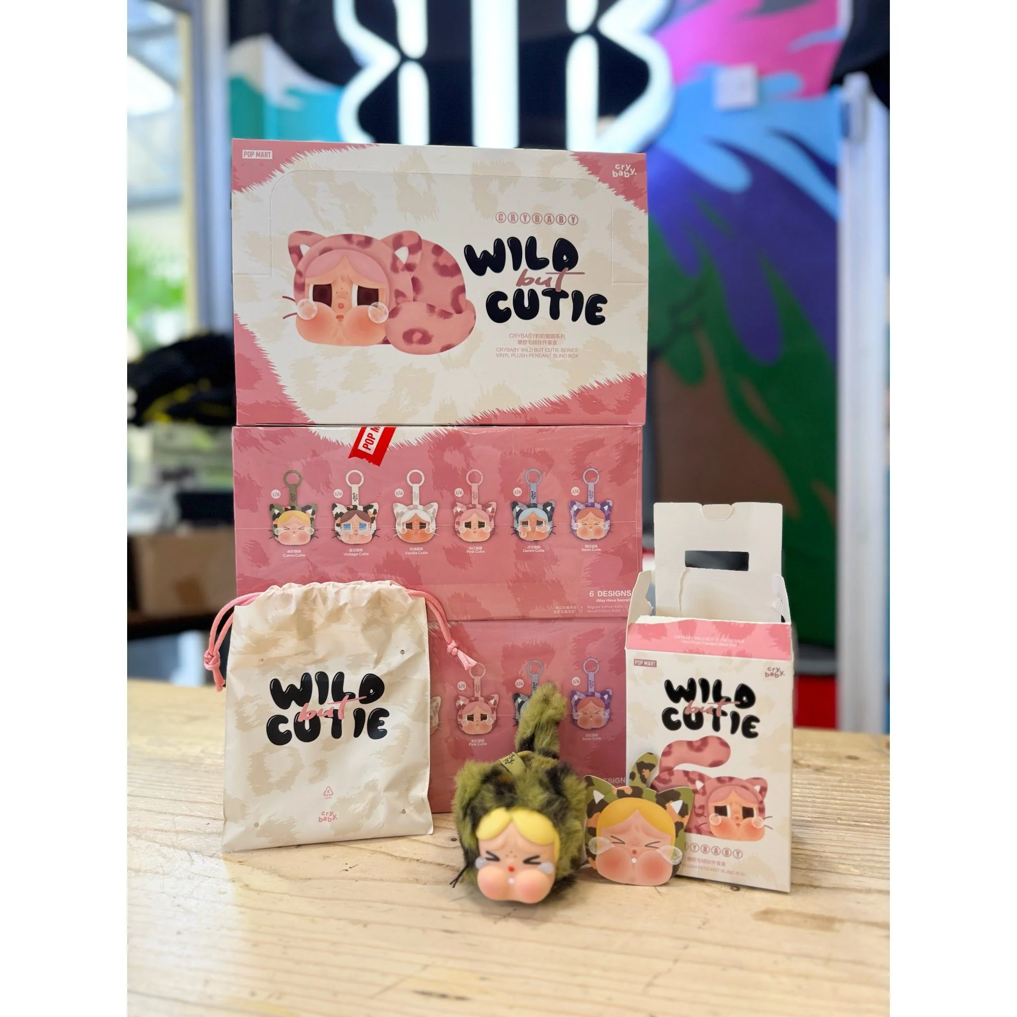 Pop Mart CRYBABY Wild but Cutie Series Vinyl Plush Pendant Sealed Blind Box - Image 2