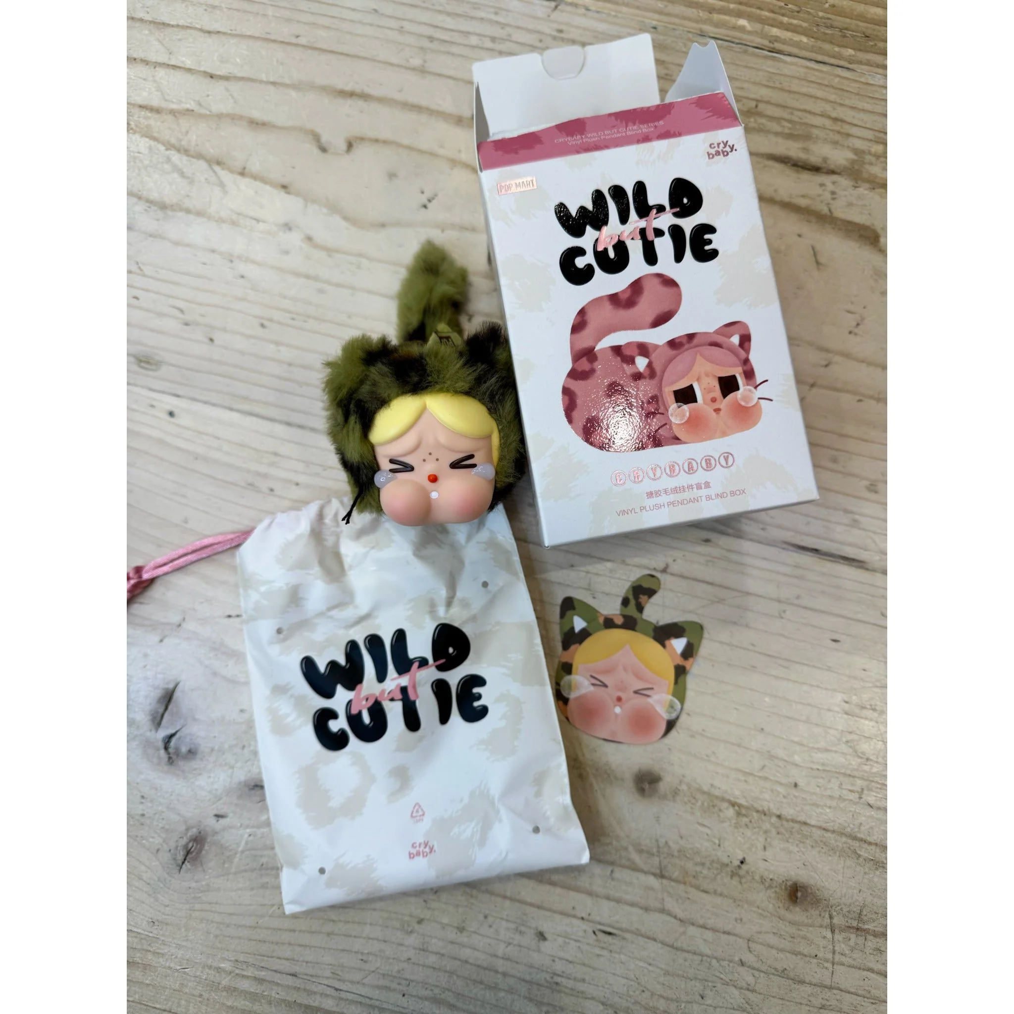 Pop Mart CRYBABY Wild but Cutie Series Vinyl Plush Pendant Sealed Blind Box - Image 3