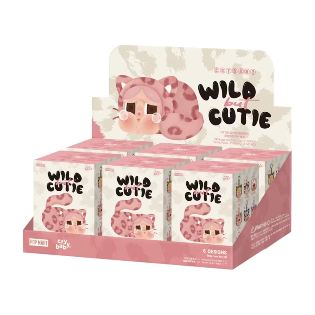 Pop Mart CRYBABY Wild but Cutie Series Vinyl Plush Pendant Sealed Blind Box - Image 4
