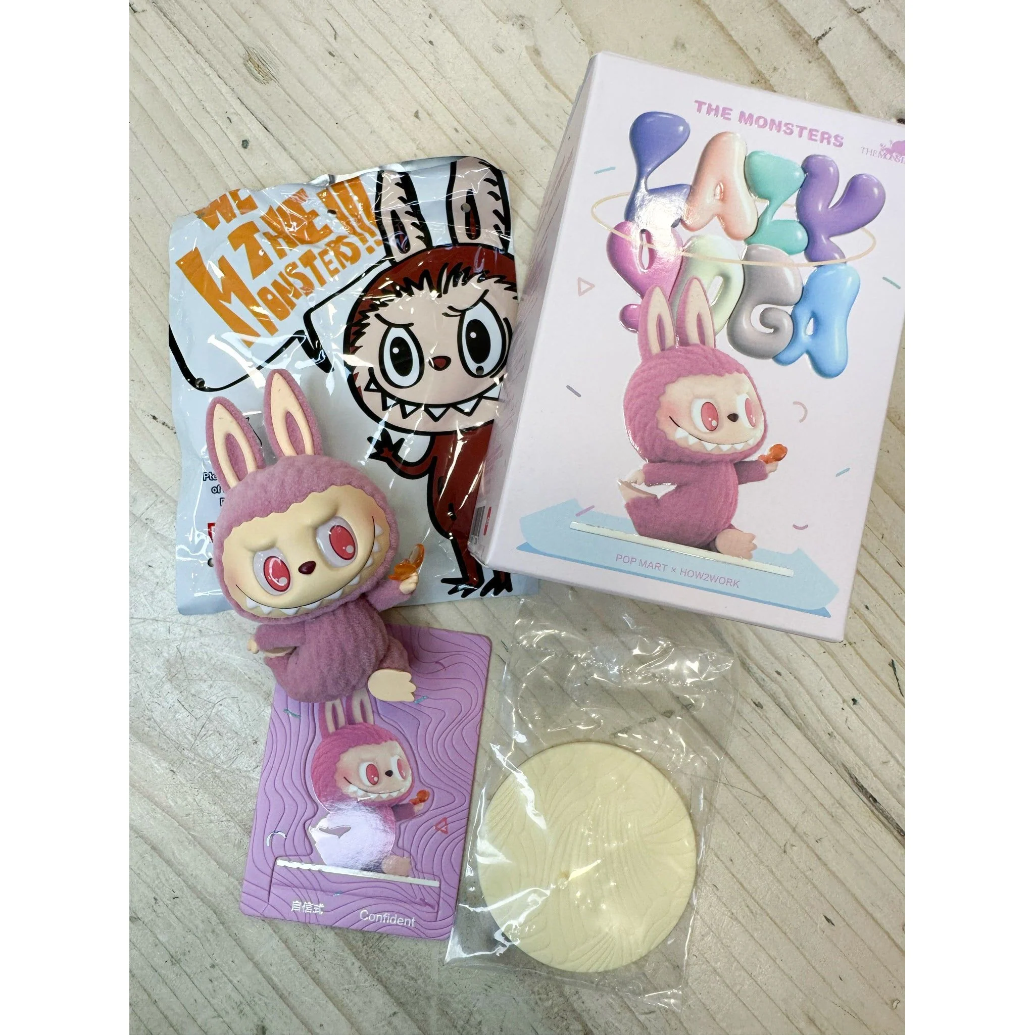 Pop Mart Labubu The Monsters Lazy Yoga Series Figures Single Blind Box - Image 2