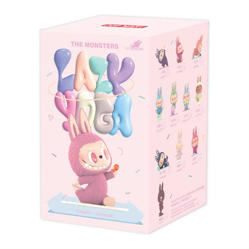 Pop Mart Labubu The Monsters Lazy Yoga Series Figures Single Blind Box - Image 3