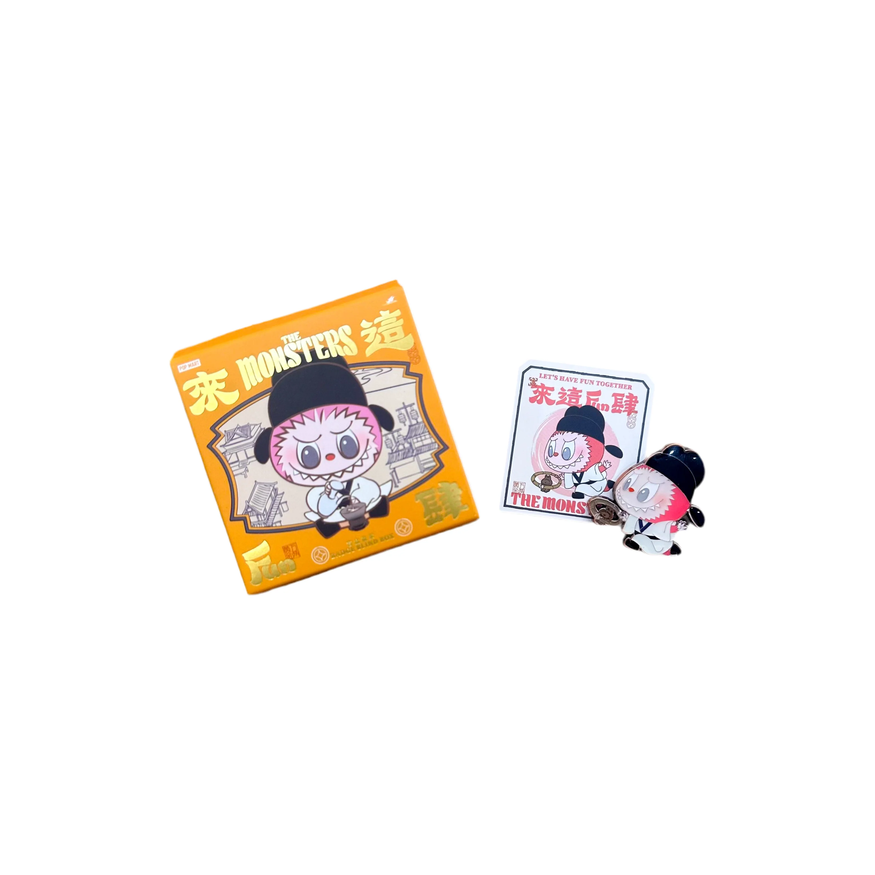 Pop Mart Labubu The Monsters Let's Have Fun Together Series Badge Single Blind Box - Image 3