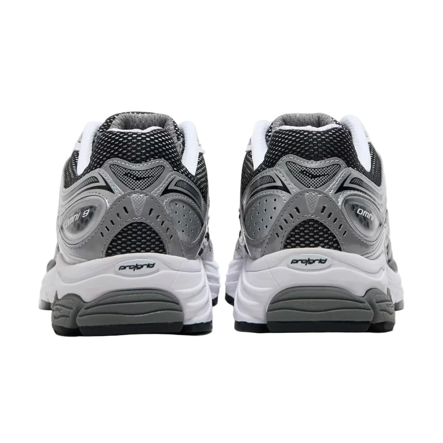 Saucony ProGrid Omni 9 Grey Silver Black - Image 6