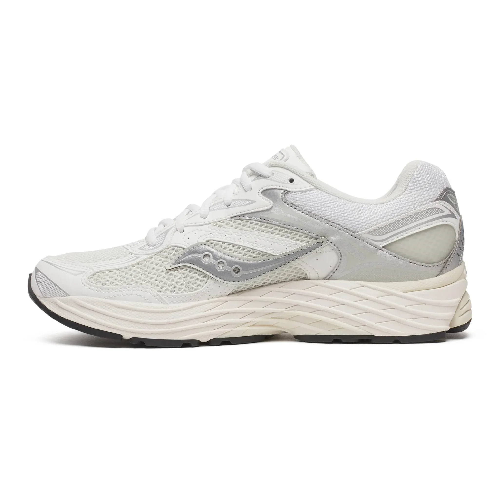 Saucony ProGrid Omni 9 White Silver - Image 3