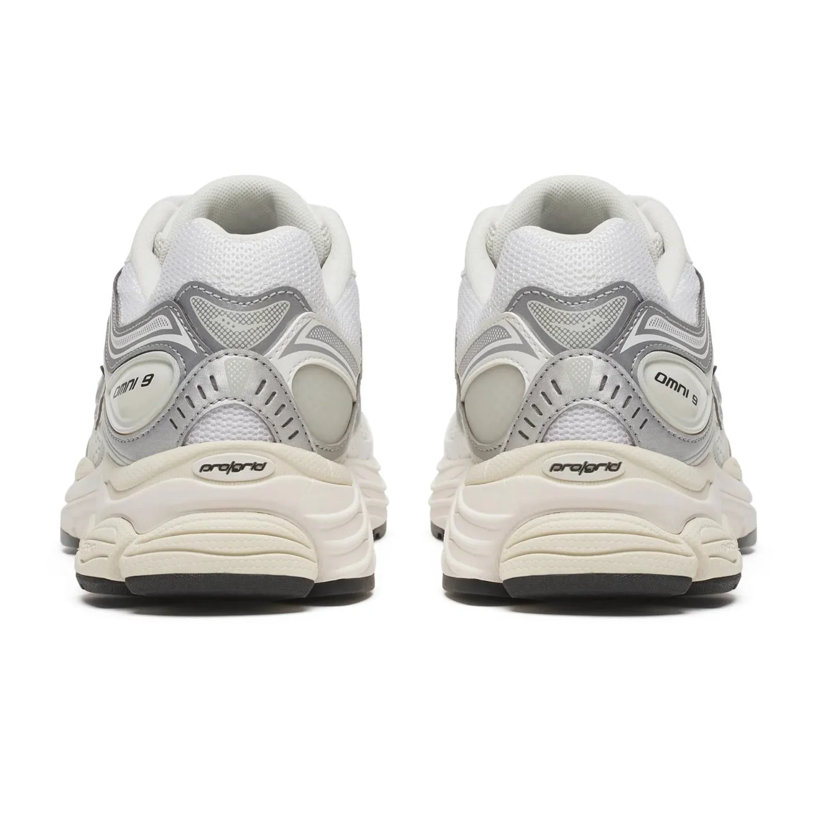 Saucony ProGrid Omni 9 White Silver - Image 5