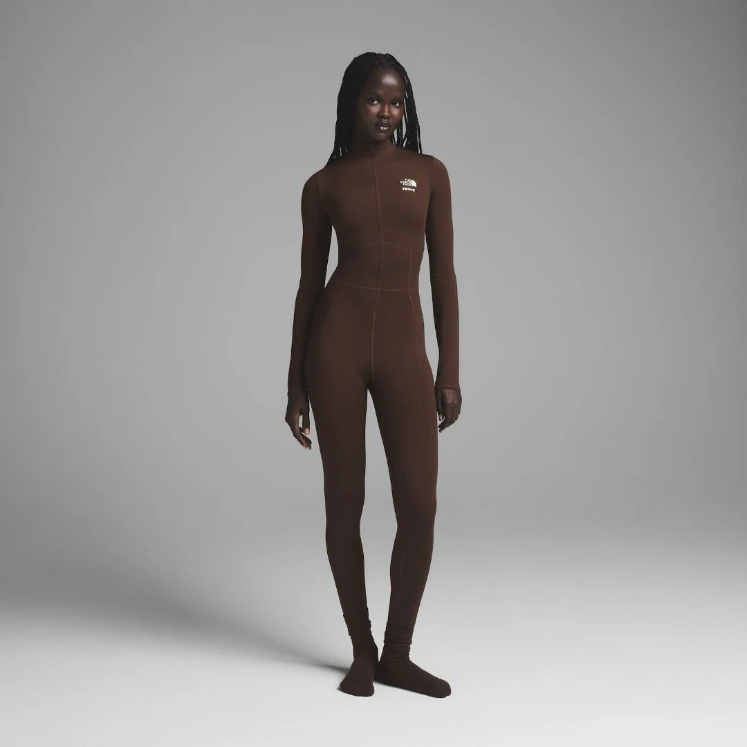 SKIMS x TNF Refina Bodysuit Cocoa - Image 3
