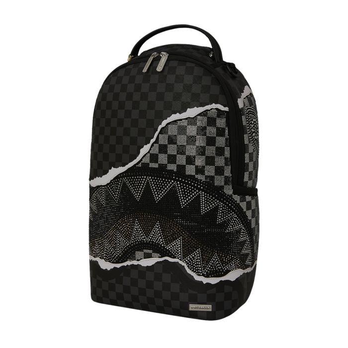 Sprayground Backpack - Silver Diamond Tear - Image 2