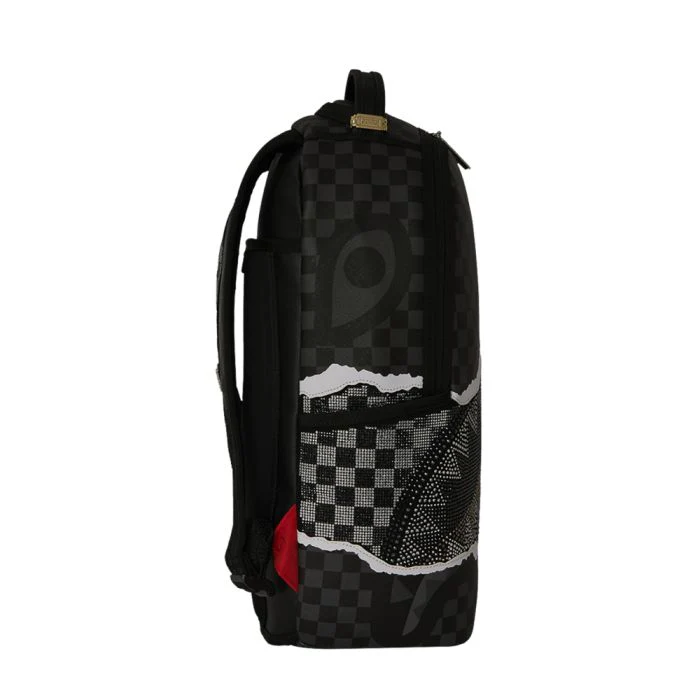 Sprayground Backpack - Silver Diamond Tear - Image 3