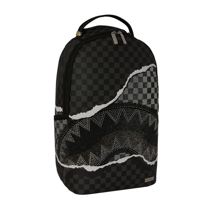 Sprayground Backpack - Silver Diamond Tear - Image 6