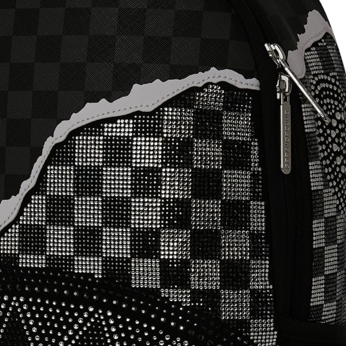 Sprayground Backpack - Silver Diamond Tear - Image 8