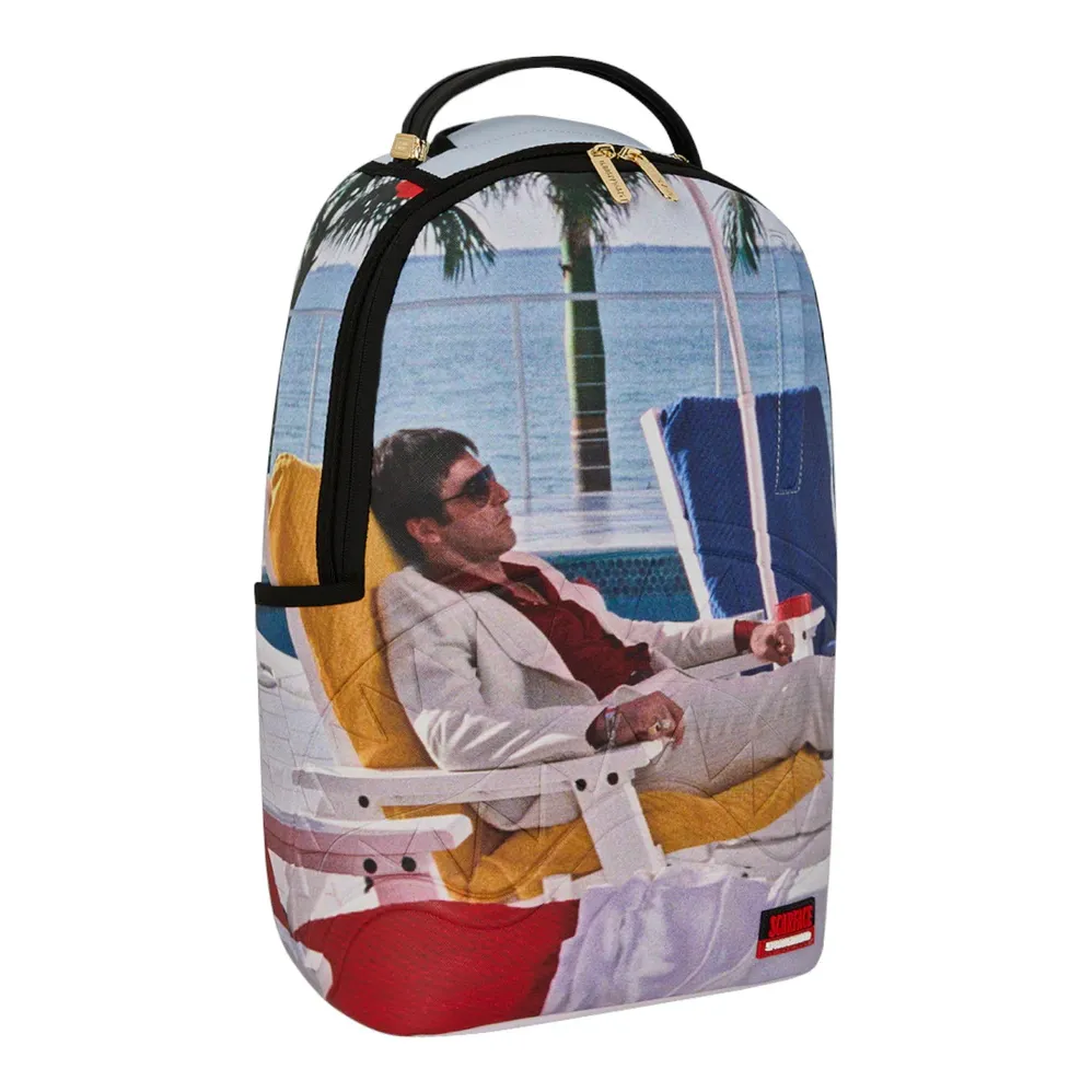 Sprayground Scarface Tony Montana Chillin Bagpack - Image 2