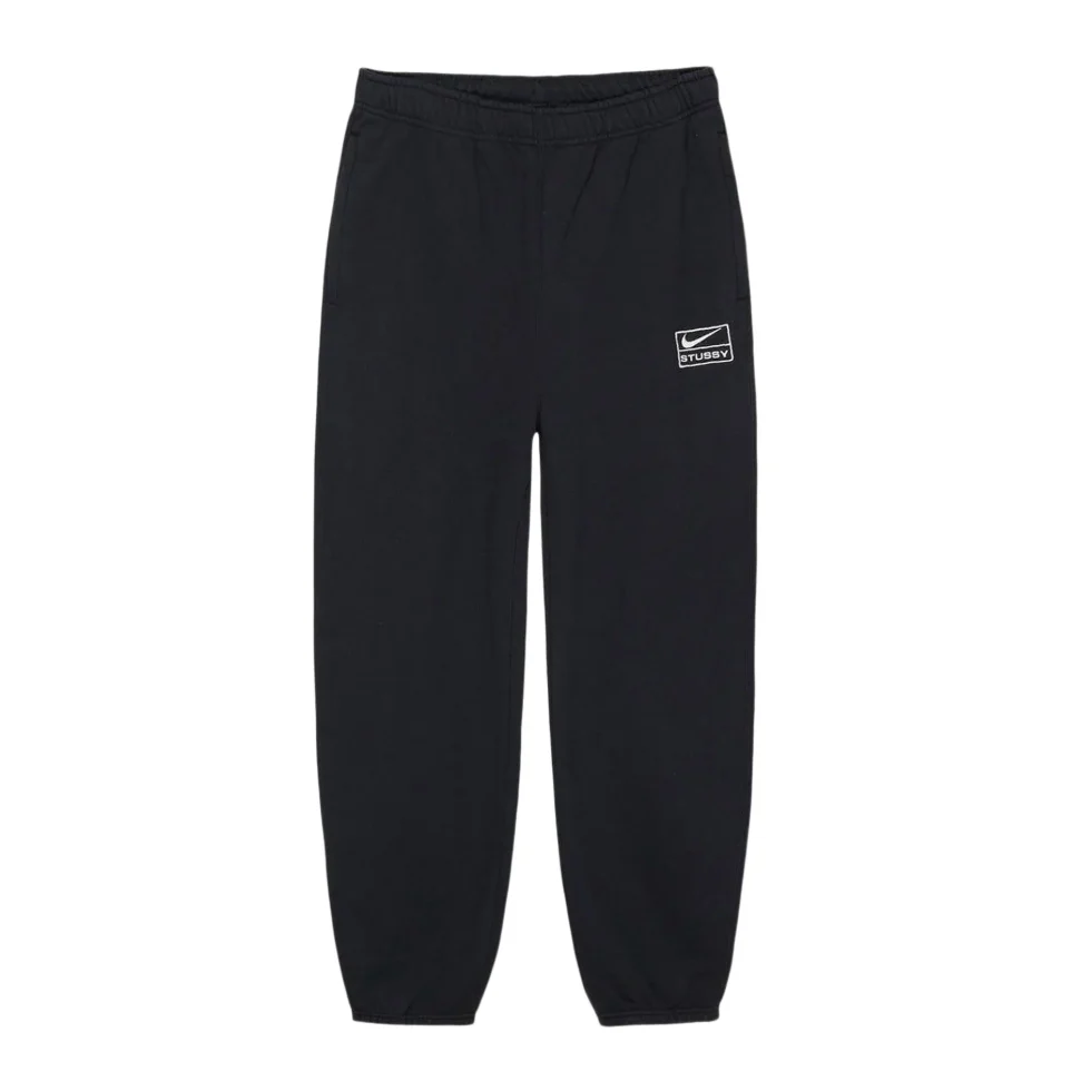 Stussy x Nike Stone Washed Fleece Pant (FW25) Black