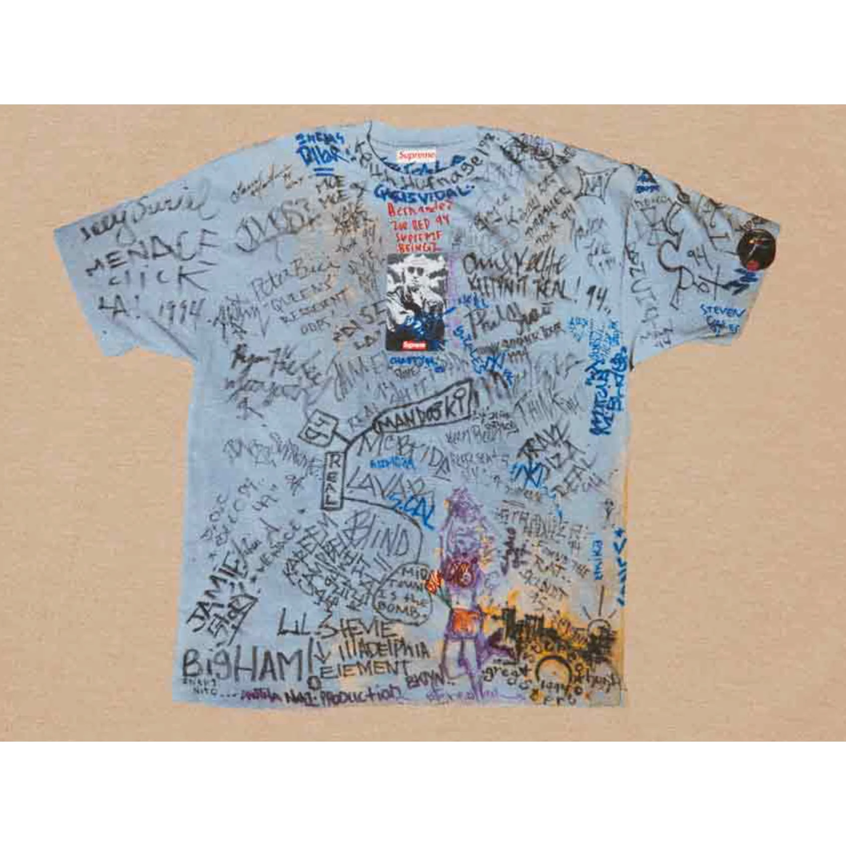 Supreme 30th Anniversary Tee - Khaki - Image 3