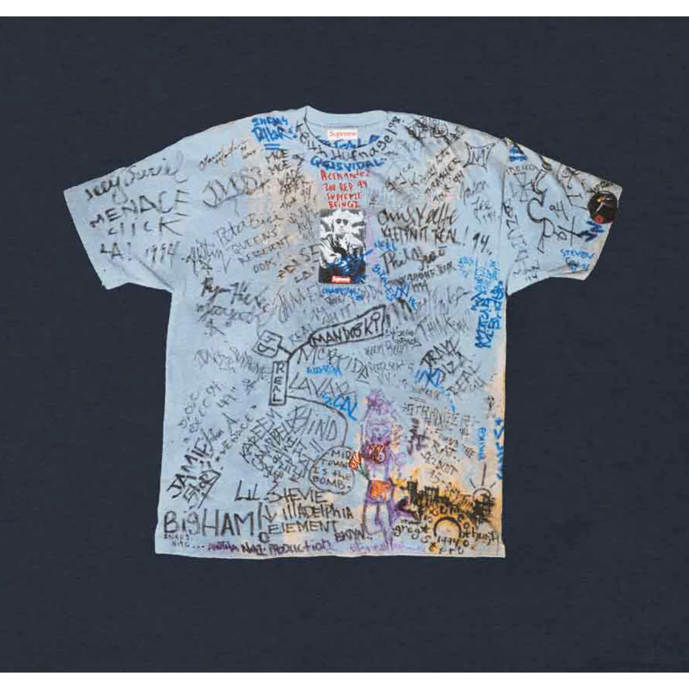 Supreme 30th Anniversary Tee - Navy - Image 3