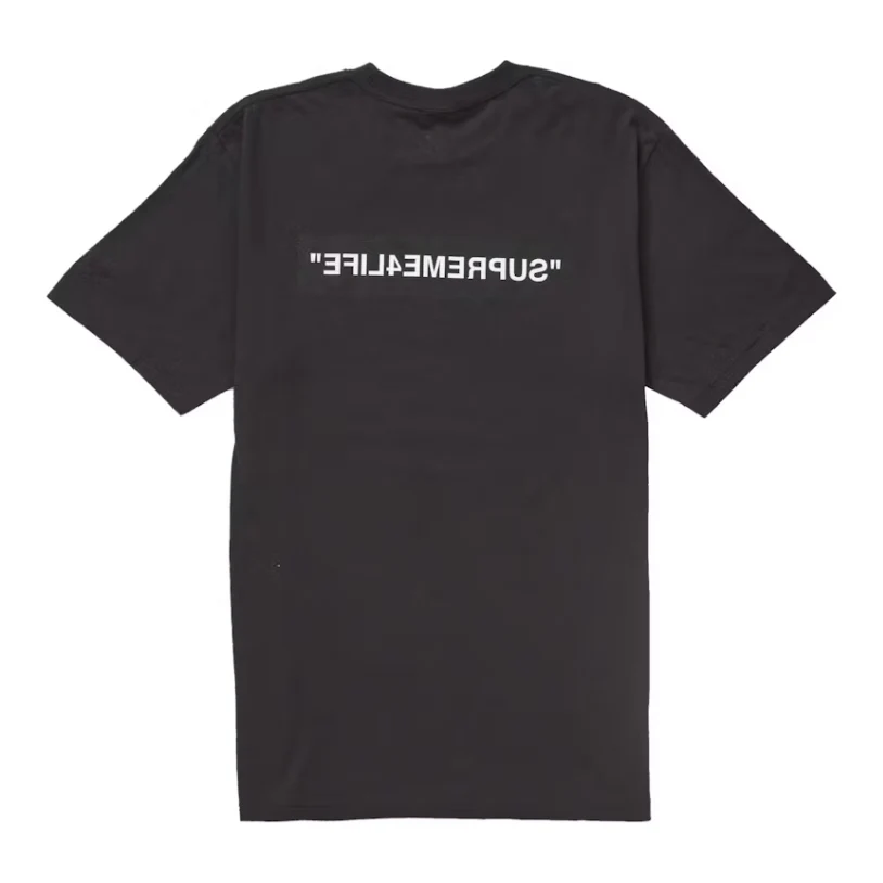 Supreme 4 Life Tee Black - Image 2