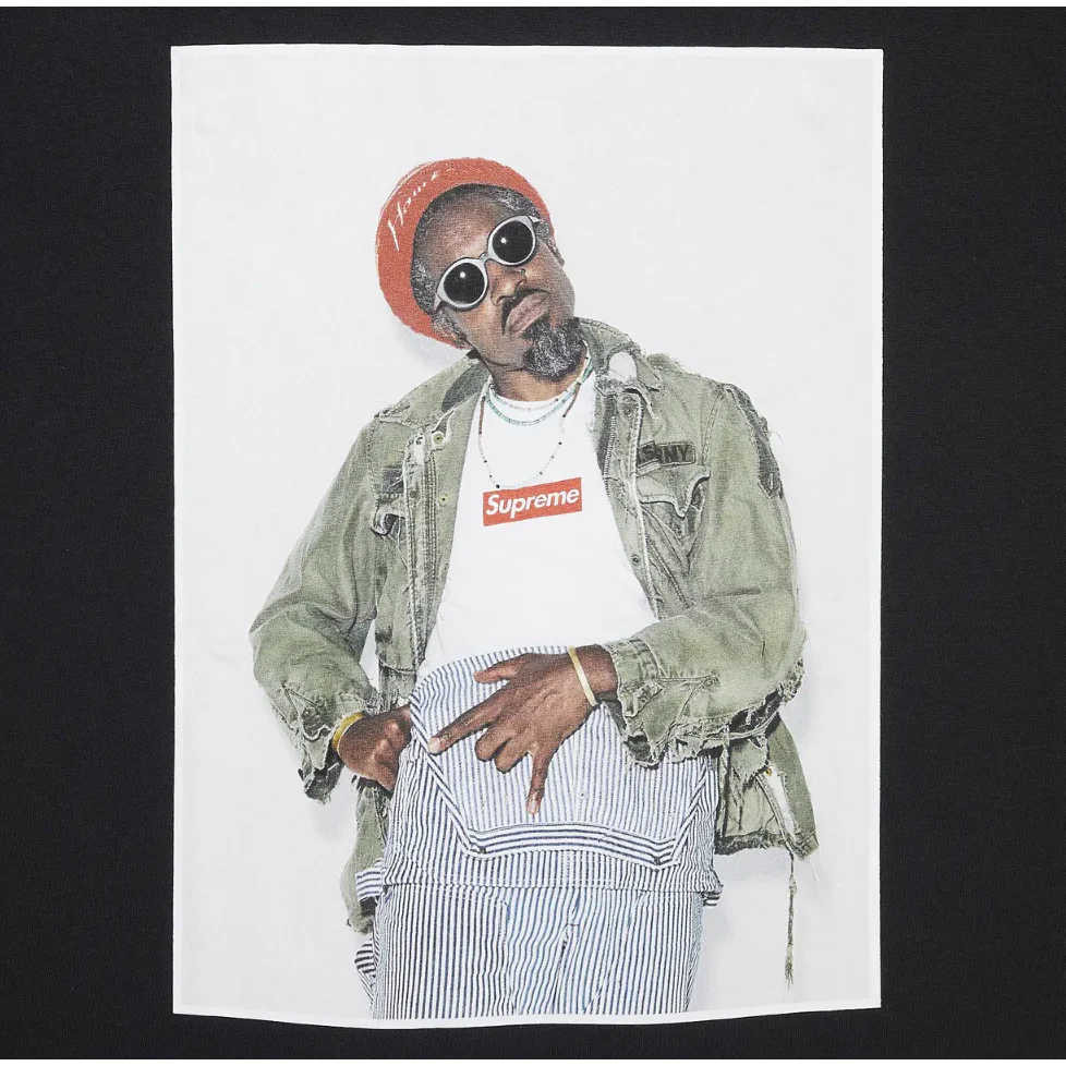 Supreme André 3000 Tee Black - Image 2