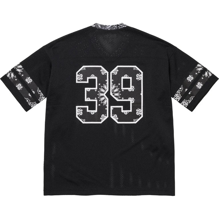 Supreme Bandana Football Jersey Black - Image 2