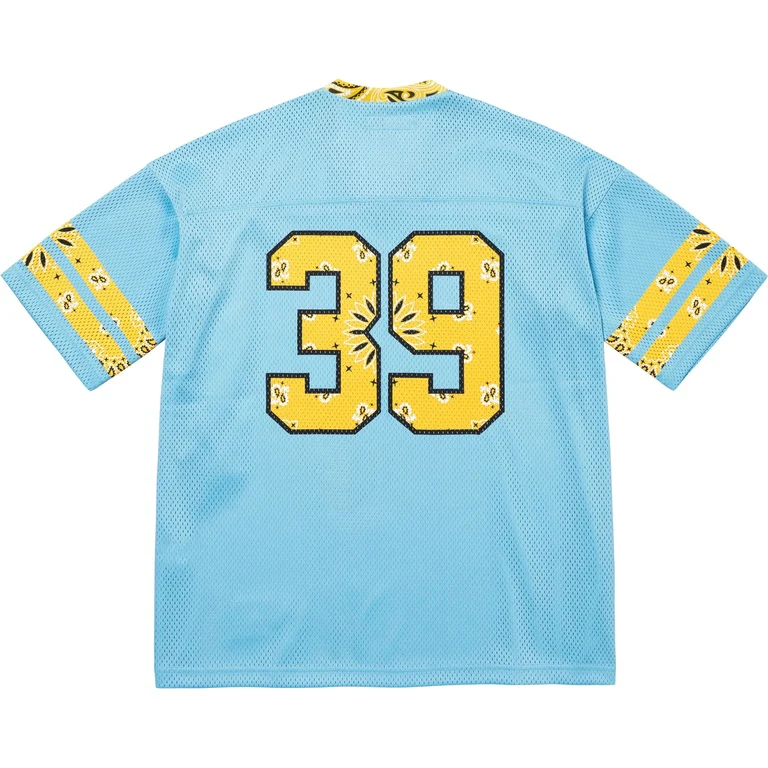 Supreme Bandana Football Jersey Blue - Image 2