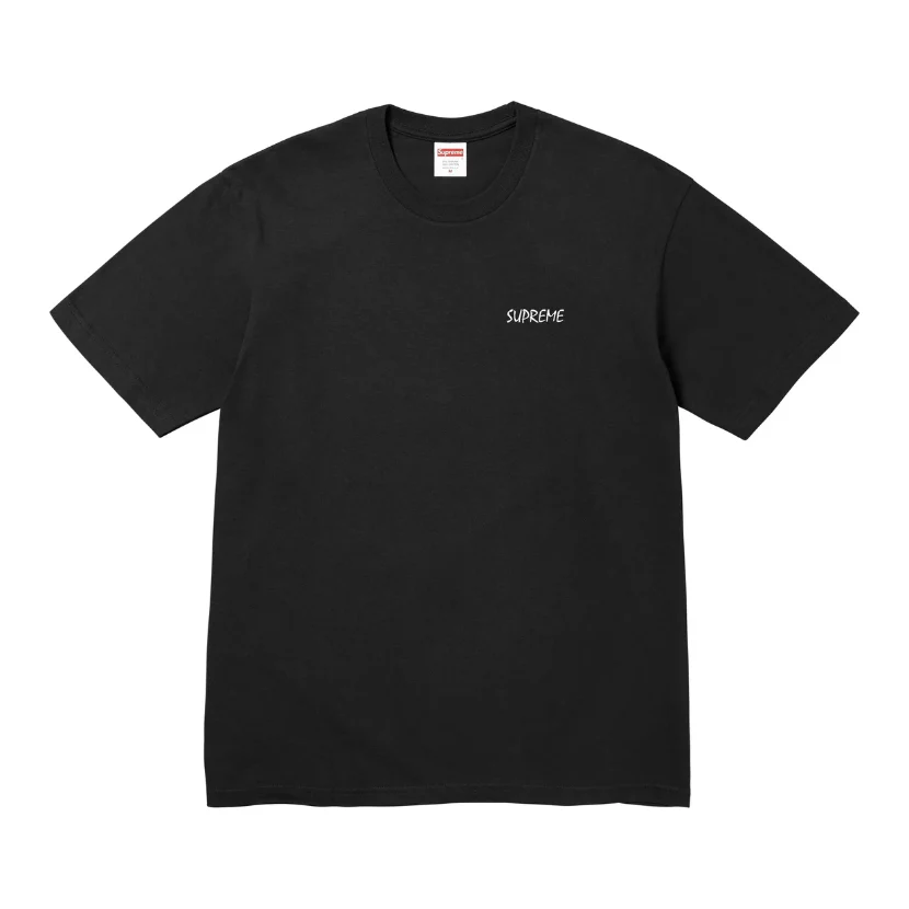 Supreme Black Cat Tee Black - Image 2