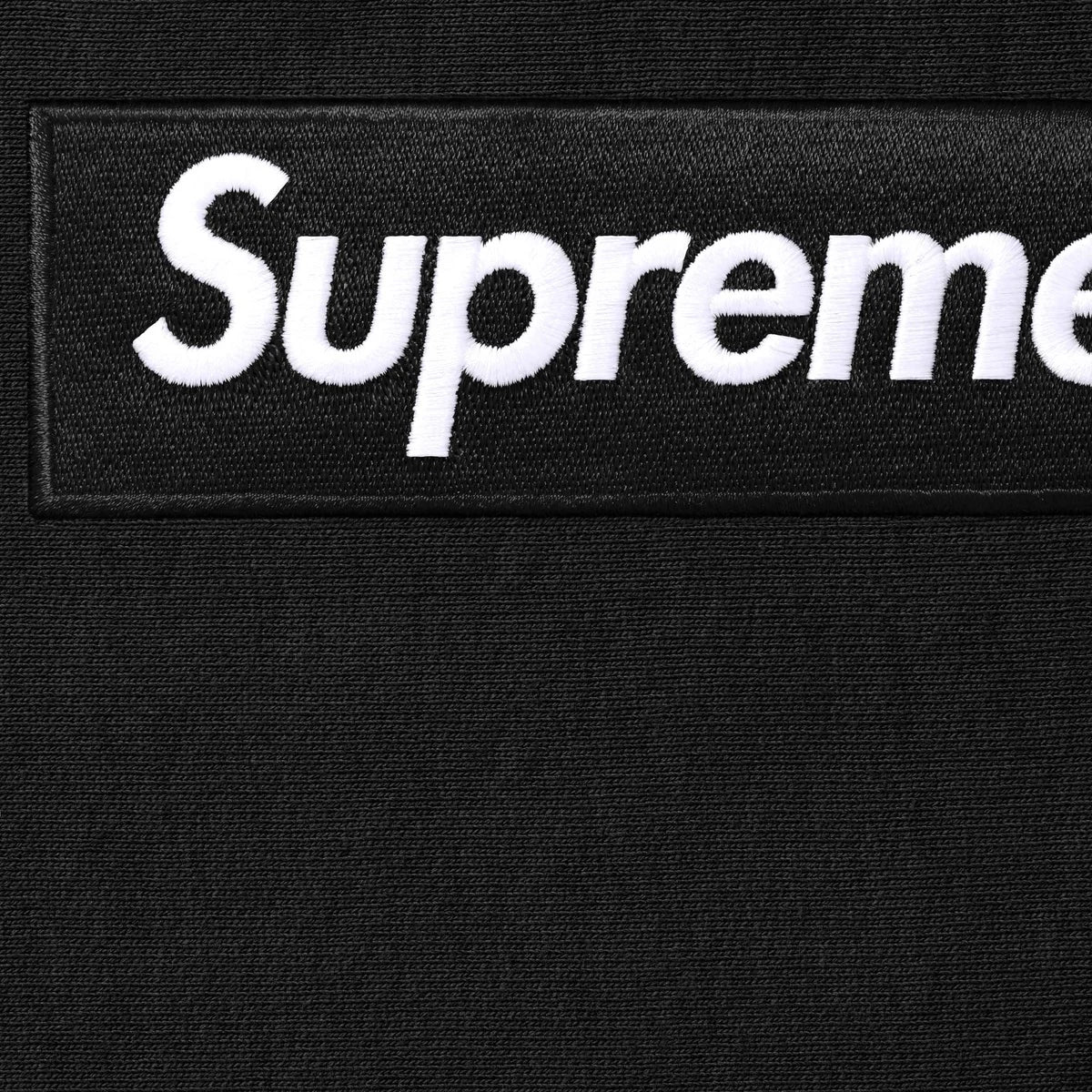 Supreme Box Logo Hooded Sweatshirt Black - Image 2