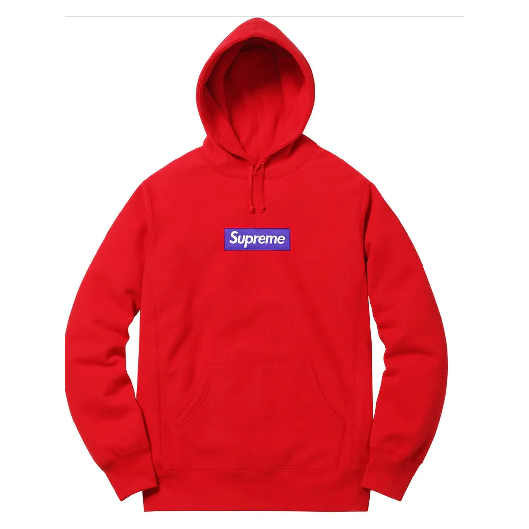 Supreme Box Logo Hooded Sweatshirt (FW17) Red