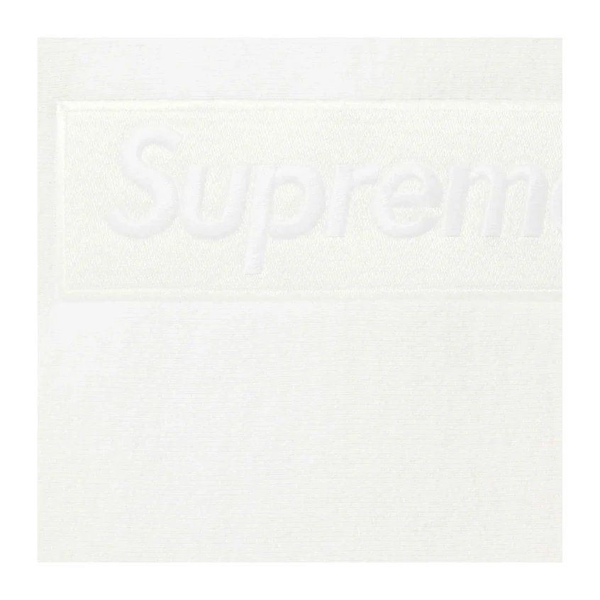 Supreme Box Logo Hooded Sweatshirt (FW23) White - Image 2