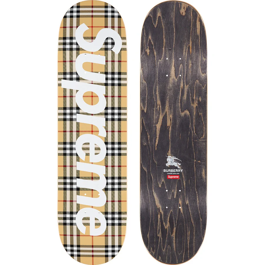 Supreme Burberry Skateboard - Image 2