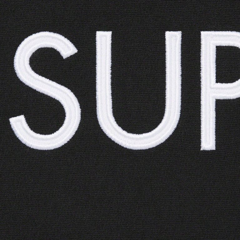 Supreme Capital Hooded Sweatshirt Black - Image 2