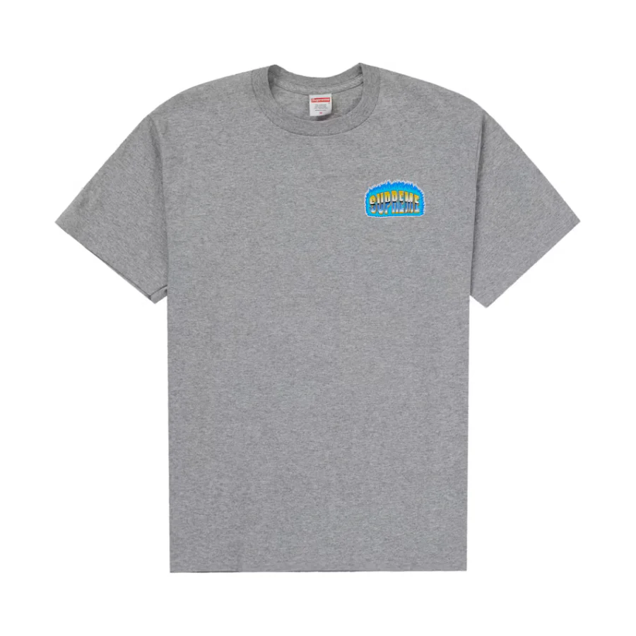 Supreme Chrome Tee Heather Grey