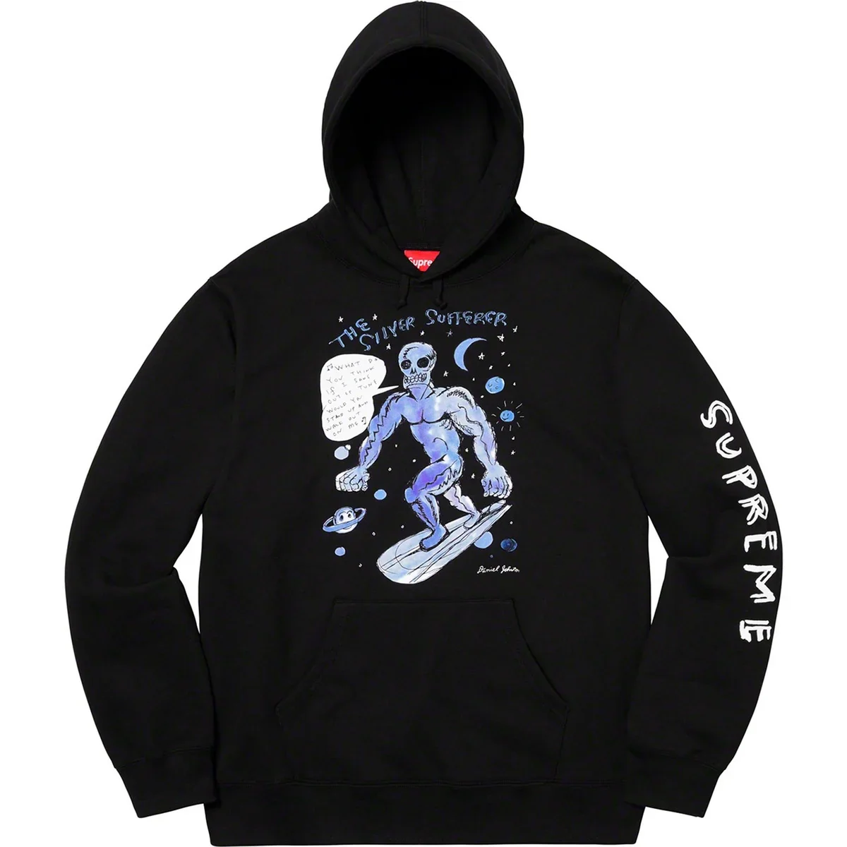 Supreme Daniel Johnston Hooded Sweatshirt Black