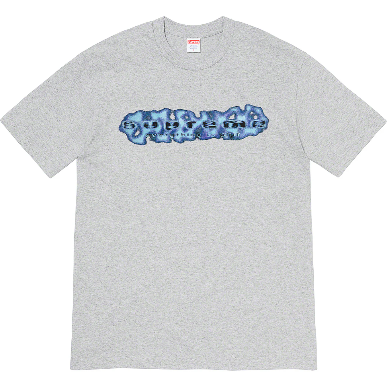 Supreme Everything Is Shit Tee - Heather Grey