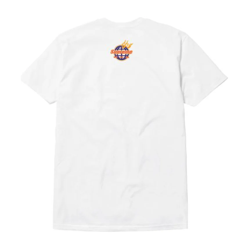 Supreme Fire Tee White - Image 2