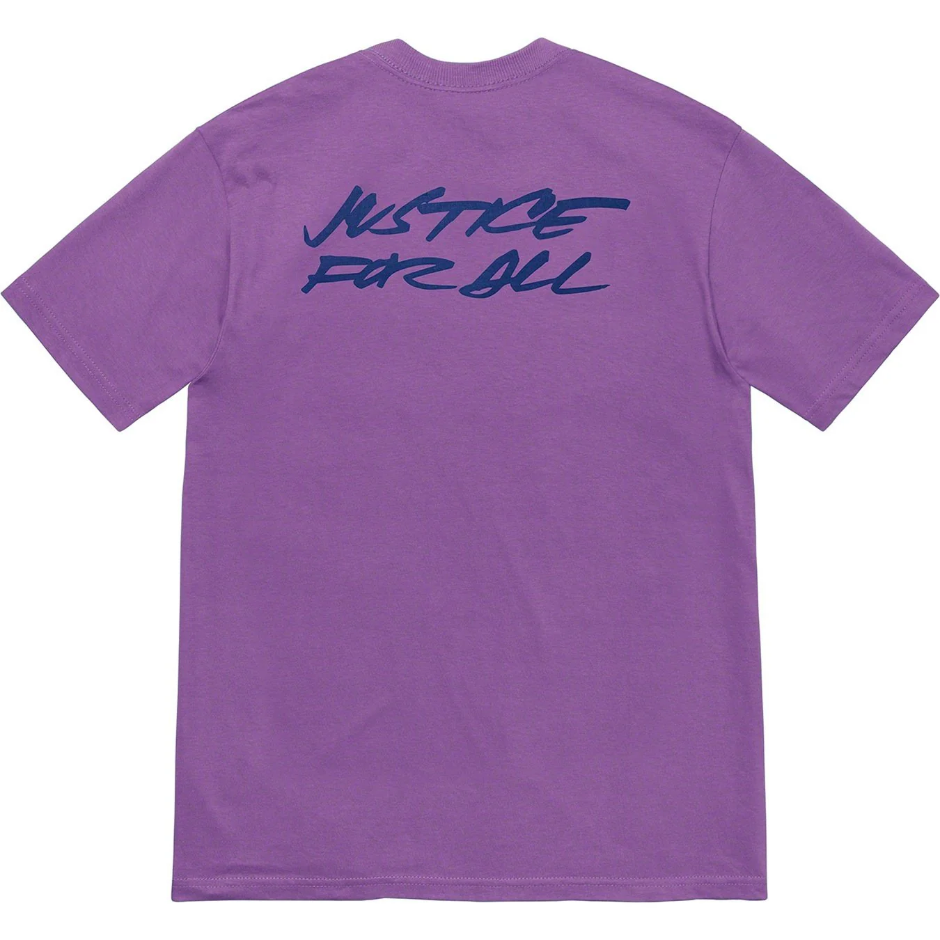 Supreme Futura Logo Tee Purple - Image 2