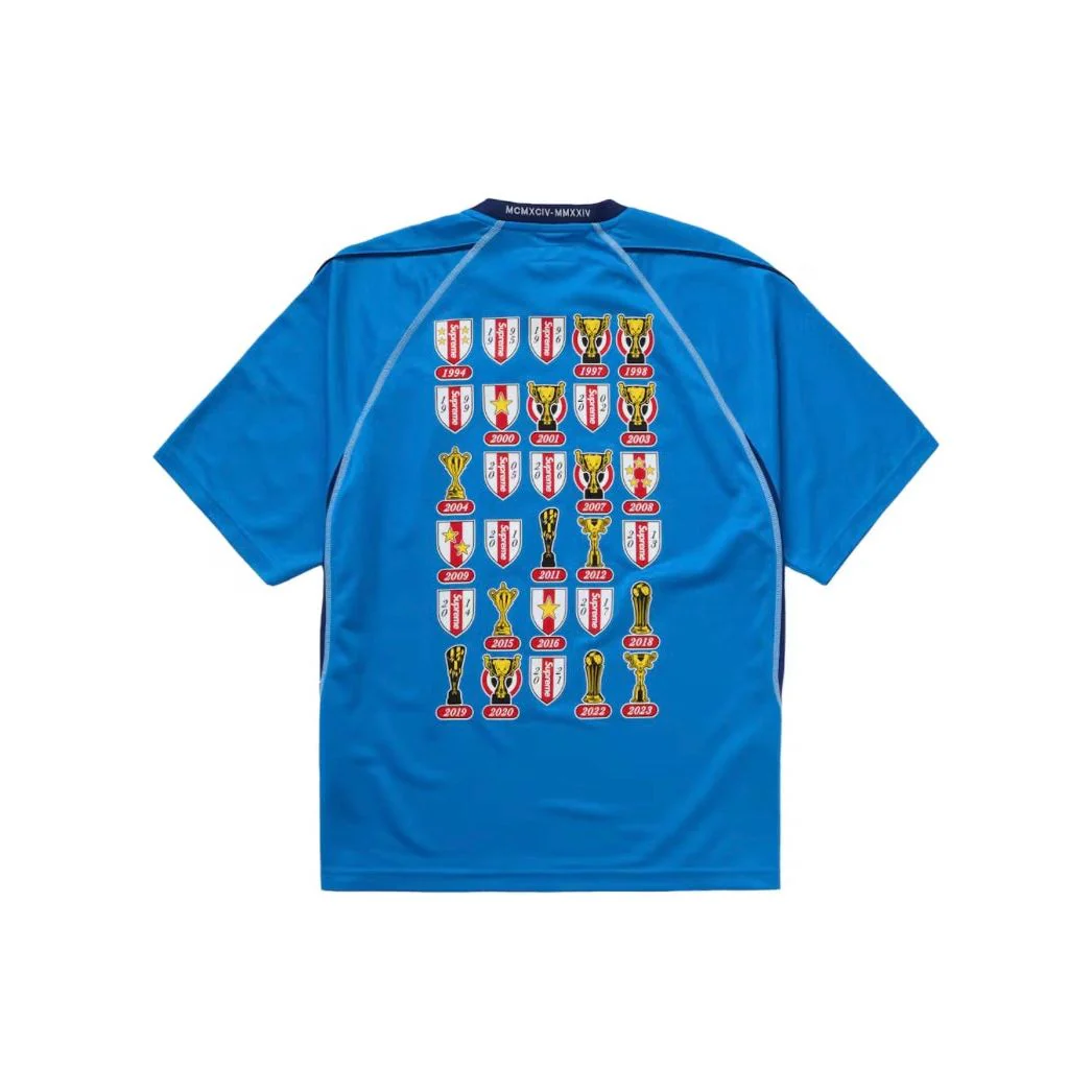 Supreme Jacquard Soccer Jersey Blue - Image 2
