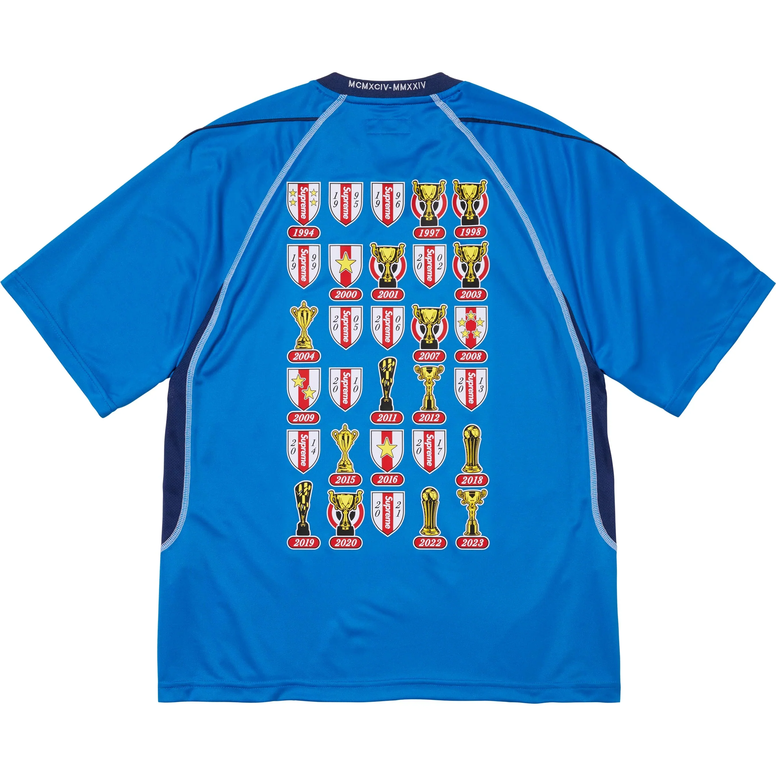 Supreme Jacquard Soccer Jersey Blue Set - Image 2