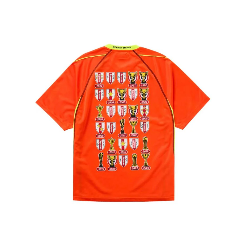 Supreme Jacquard Soccer Jersey Orange - Image 2