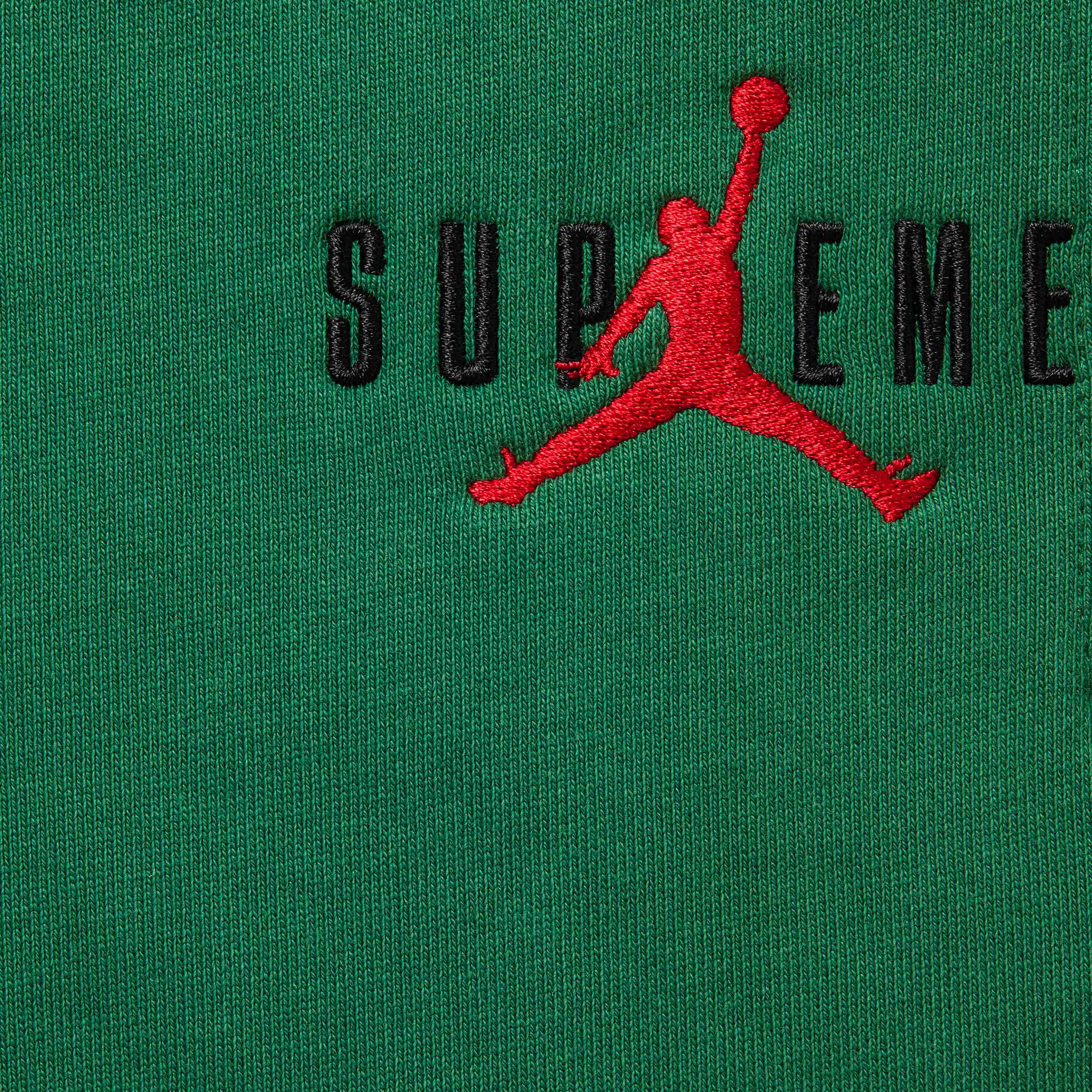 Supreme Jordan Sweatpant (FW24) Green - Image 3