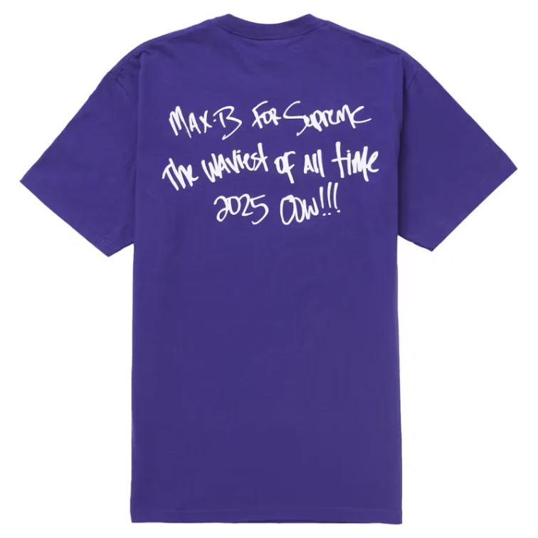 Supreme Max B Tee Purple - Image 2