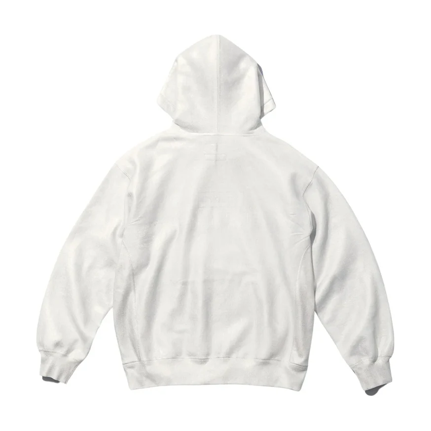 SUPREME/MM6 MAISON MARGIELA FOIL BOX LOGO HOODED SWEATSHIRT WHITE - Image 2