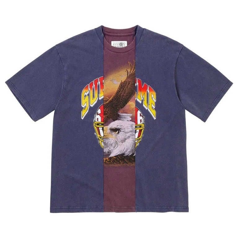Supreme/MM6 Maison Margiela Split S/S Top Navy