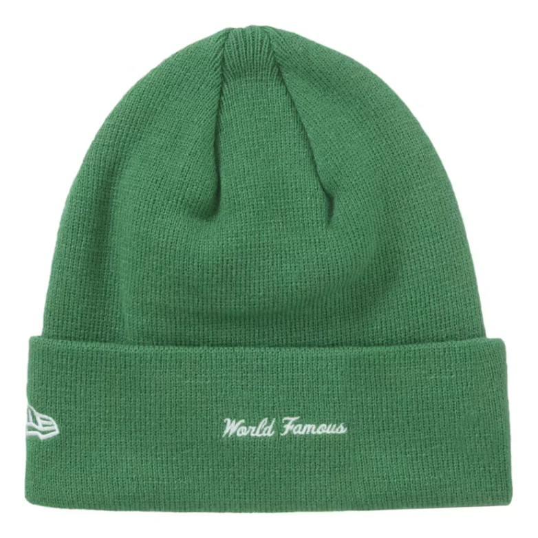 Supreme New Era Box Logo Beanie (FW24) Green - Image 2