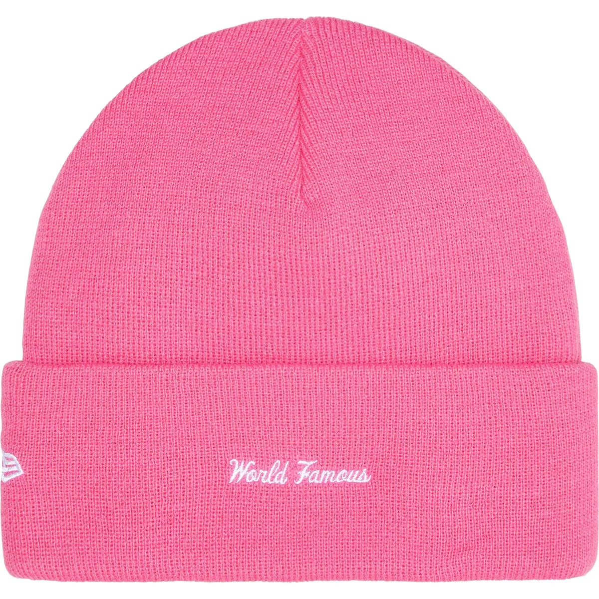 Supreme New Era Box Logo Beanie Magenta - Image 2