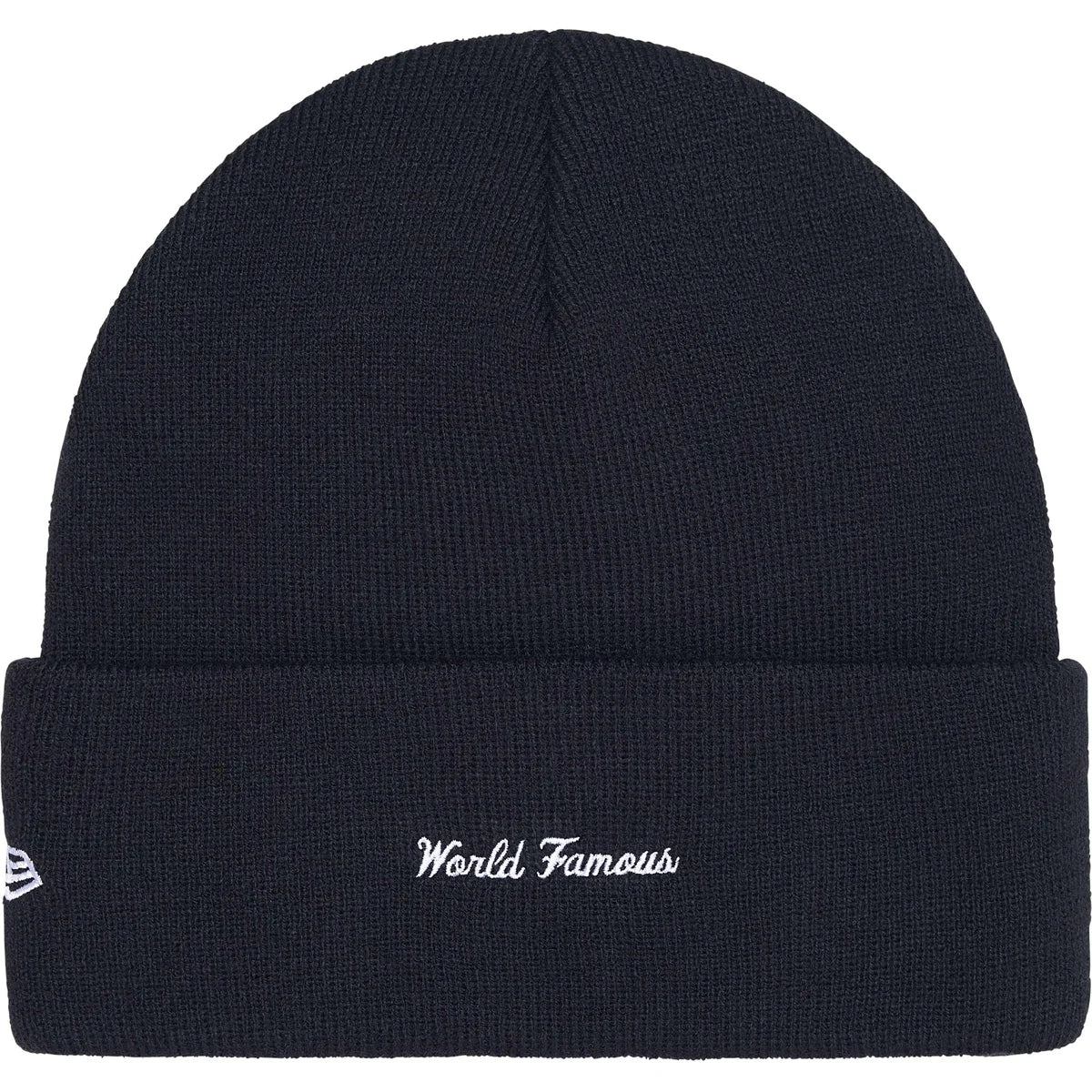 Supreme New Era Box Logo Beanie Navy - Image 2
